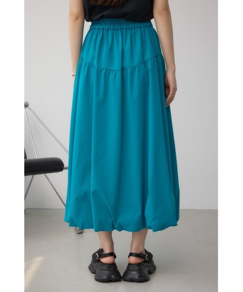 AZUL by moussy（アズールバイマウジー）の「C/T撥水バルーンギャザースカート（スカート・レディース・ブルー/ブラック/ライトベージュ・SMALL/MEDIUM）」の8枚目の写真