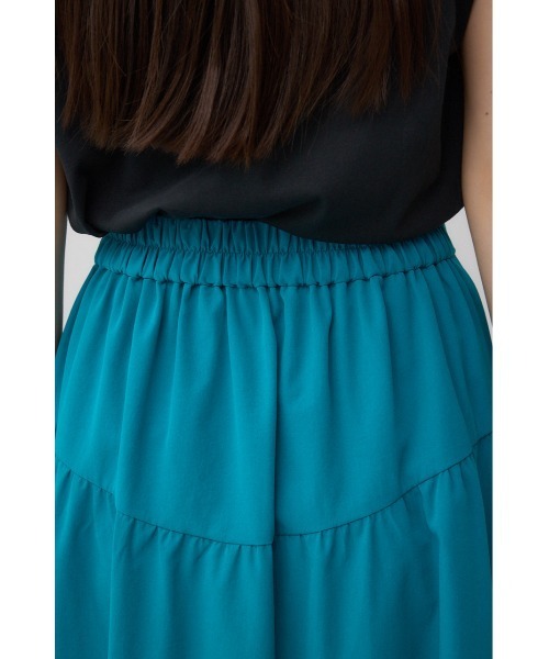 AZUL by moussy（アズールバイマウジー）の「C/T撥水バルーンギャザースカート（スカート・レディース・ブルー/ブラック/ライトベージュ・SMALL/MEDIUM）」の6枚目の写真