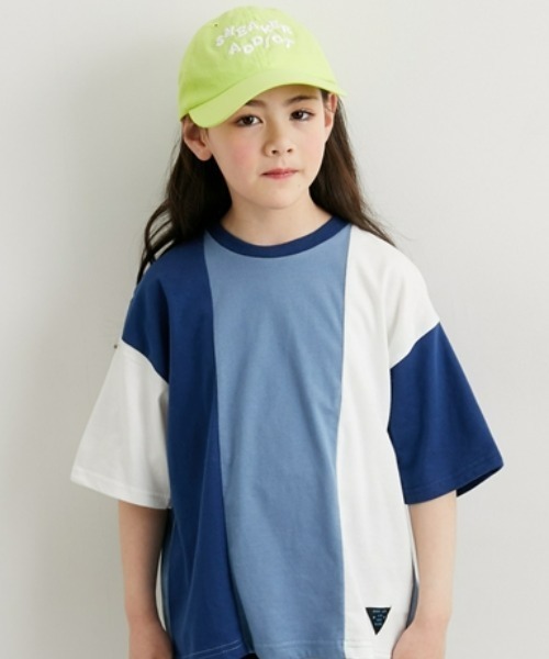 配色切替半袖Tシャツ（Tシャツ/カットソー）｜QUNTSTYLE（キュント