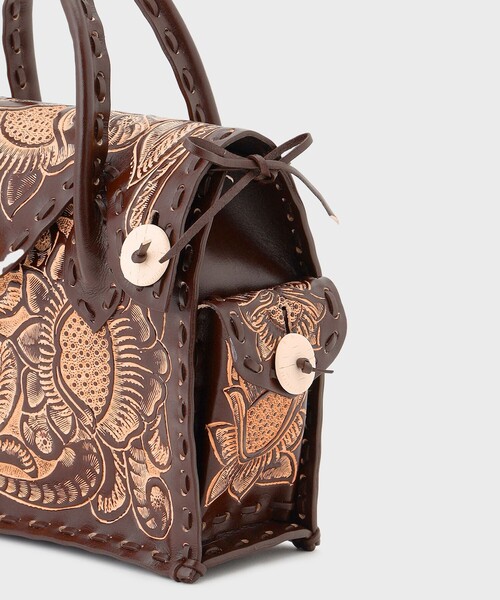 CARVING TRIBES(カービングトライブス)の「VTG MaestraS-ga(ハンドバッグ・レディース・ピンク/ピンク系その他・FREE)」の4枚目の写真