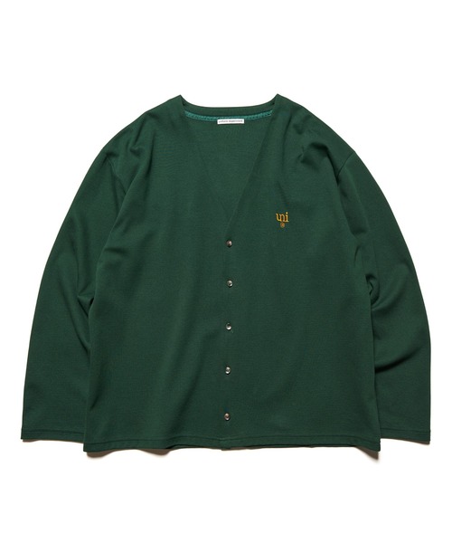 uniform experiment(ユニフォームエクスペリメント)の「MILANO PONTE CARDIGAN(カーディガン/ボレロ・メンズ・グレー/ブラック/グリーン・4/3/2/1/5)」の3枚目の写真