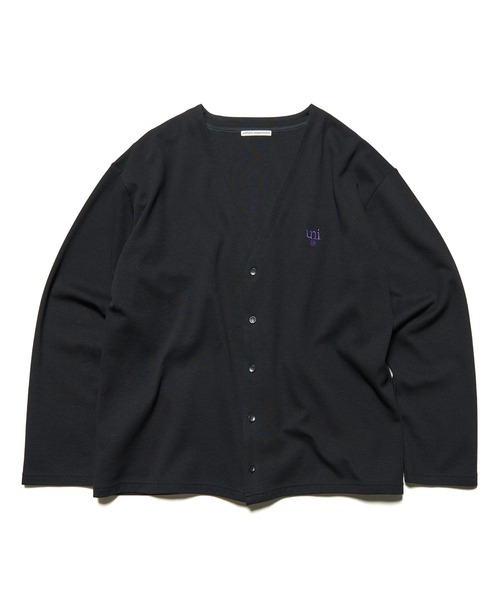 uniform experiment(ユニフォームエクスペリメント)の「MILANO PONTE CARDIGAN(カーディガン/ボレロ・メンズ・グレー/ブラック/グリーン・4/3/2/1/5)」の1枚目の写真