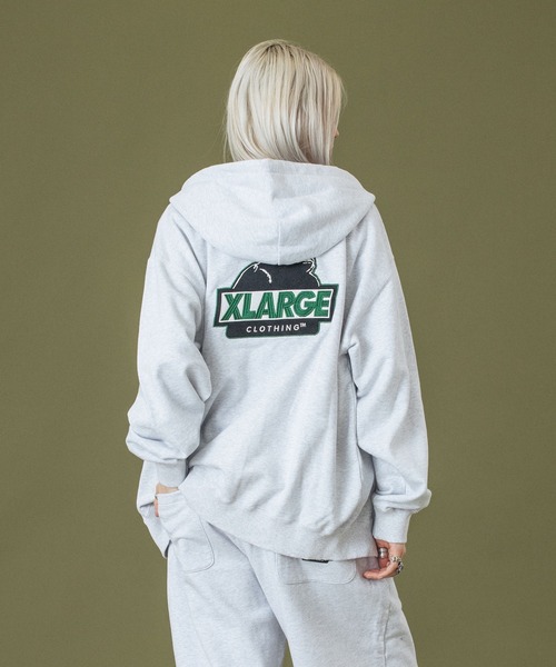 トップス XLARGE SLANTED OG ZIP HD SWT SLANTED OG ZIP HOODED SWEATSHIRT（パーカー）｜XLARGE（エクストラ