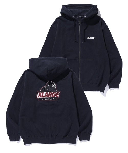 SLANTED OG ZIP HOODED SWEATSHIRT（パーカー）｜XLARGE