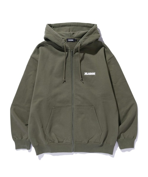 SLANTED OG ZIP HOODED SWEATSHIRT（パーカー）｜XLARGE