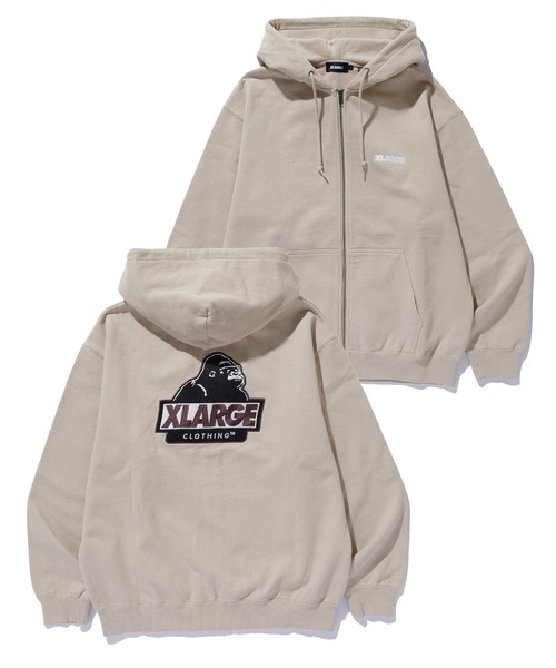 SLANTED OG ZIP HOODED SWEATSHIRT（パーカー）｜XLARGE（エクストラ