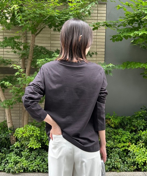 PUMA(プーマ)の「【PUMA】ESS NO.1 ロゴLS Tシャツ(Tシャツ/カットソー・レディース・ブラック・M/L/XL/XXL)」の3枚目の写真