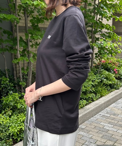 tシャツ 「PUMA」ESS NO.1 ロゴLS Tシャツ レディース メンズ PUMA】ESS NO.1 ロゴLS Tシャツ（Tシャツ/カットソー）｜PUMA