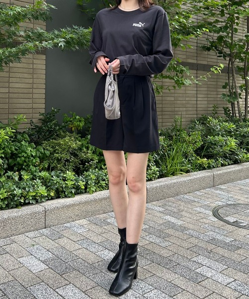 PUMA(プーマ)の「【PUMA】ESS NO.1 ロゴLS Tシャツ(Tシャツ/カットソー・レディース・ブラック・M/L/XL/XXL)」の16枚目の写真