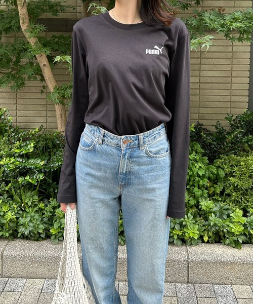 PUMA(プーマ)の「【PUMA】ESS NO.1 ロゴLS Tシャツ(Tシャツ/カットソー・レディース・ブラック・M/L/XL/XXL)」の7枚目の写真