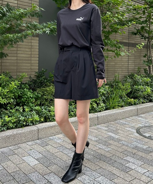 PUMA(プーマ)の「【PUMA】ESS NO.1 ロゴLS Tシャツ(Tシャツ/カットソー・レディース・ブラック・M/L/XL/XXL)」の19枚目の写真
