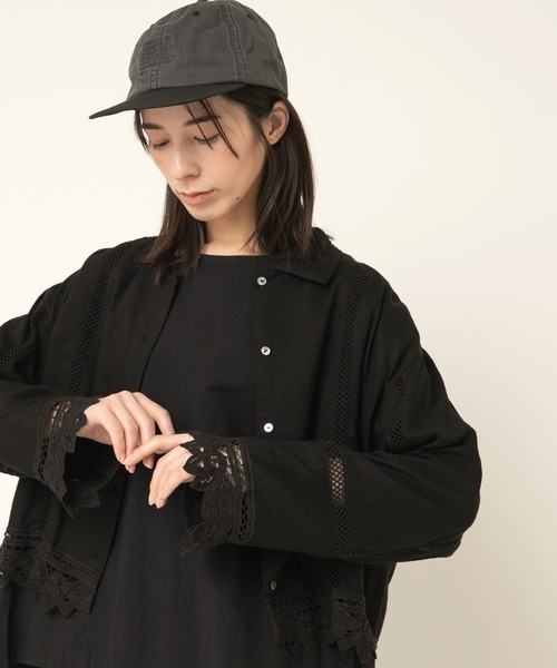セール】B2921 バテンレースシャツジャケット（シャツ/ブラウス）｜RNA