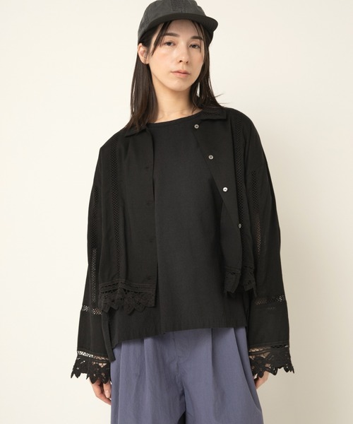 セール】B2921 バテンレースシャツジャケット（シャツ/ブラウス）｜RNA