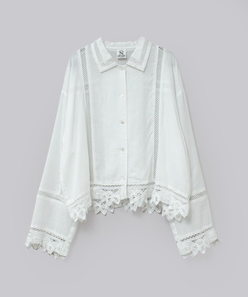セール】B2921 バテンレースシャツジャケット（シャツ/ブラウス）｜RNA