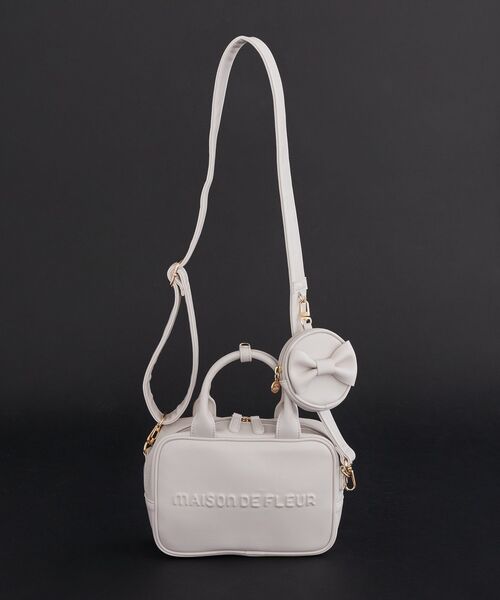 Maison de FLEUR（メゾンドフルール）の「ポーチ付き2Wayボストン
