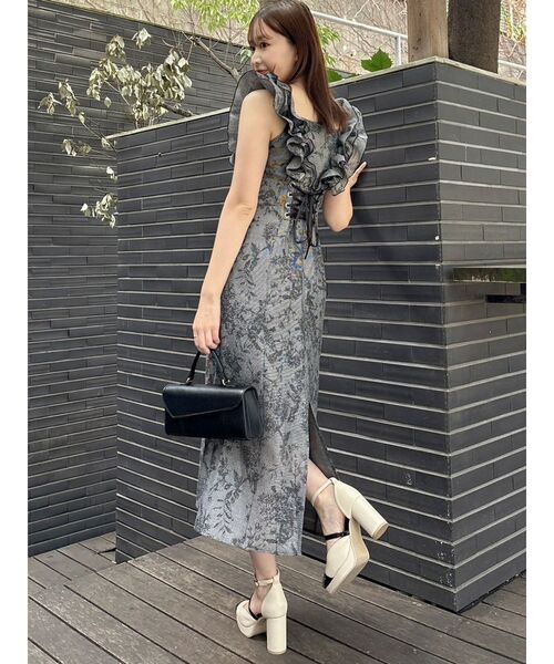 セール】【WEB限定】カスレフラワーIラインワンピース（ワンピース