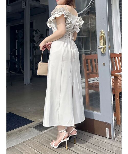 セール】【WEB限定】カスレフラワーIラインワンピース（ワンピース