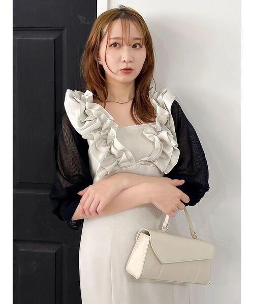 セール】【WEB限定】カスレフラワーIラインワンピース（ワンピース