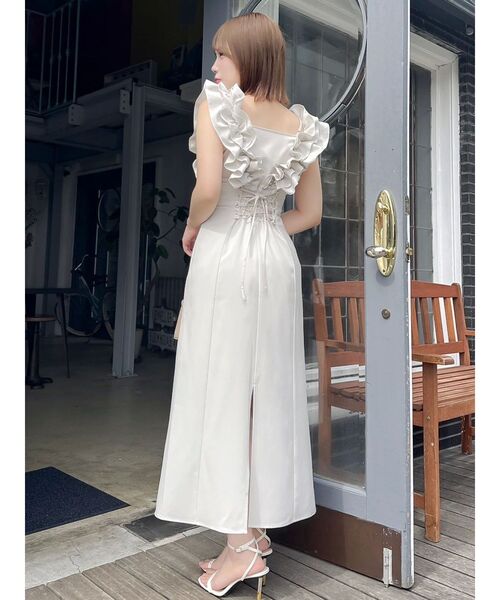 セール】【WEB限定】カスレフラワーIラインワンピース（ワンピース