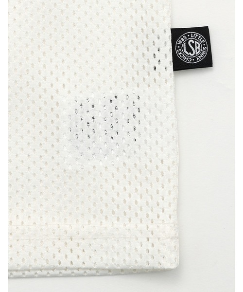 Little sunny bite(リトルサニーバイト)の「《little sunny bite》sporty mesh big tee(Tシャツ/カットソー・レディース・ホワイト/ブラック/ピンク・SMALL/MEDIUM)」の11枚目の写真