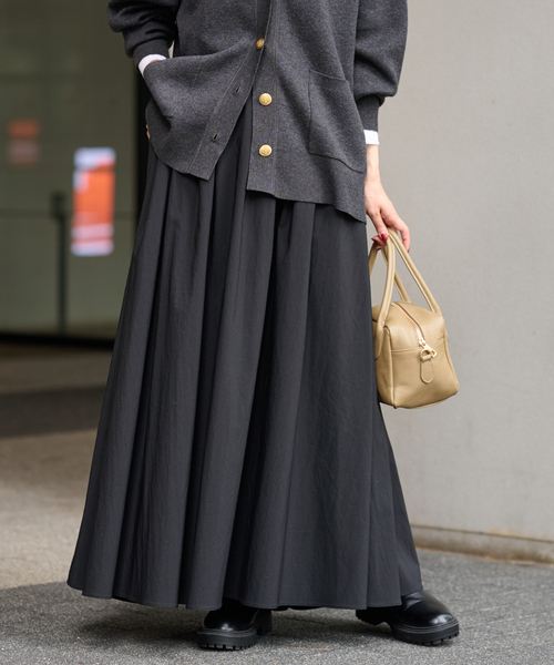 美品 2023年 JIL SANDER NAVY ギャザーフレアスカート M 過去のシーズン | Jil Sander 公式オンラインストア