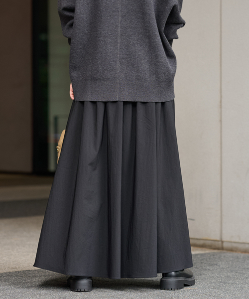ギャザーフレアスカート（スカート）｜JOURNAL STANDARD relume