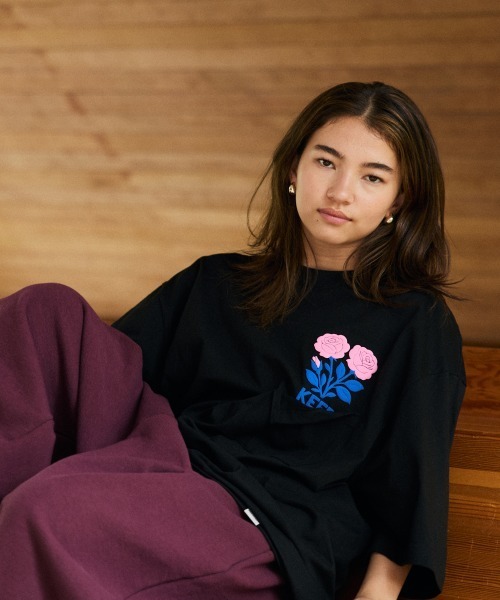 rehacer(レアセル)の「rehacer : BloomPocket Relax Fit T-Shirt / ブルームポケット リラックスフィット Tシャツ(Tシャツ/カットソー・メンズ・ホワイト/ブラック・SMALL/MEDIUM/LARGE/X-LARGE)」の13枚目の写真