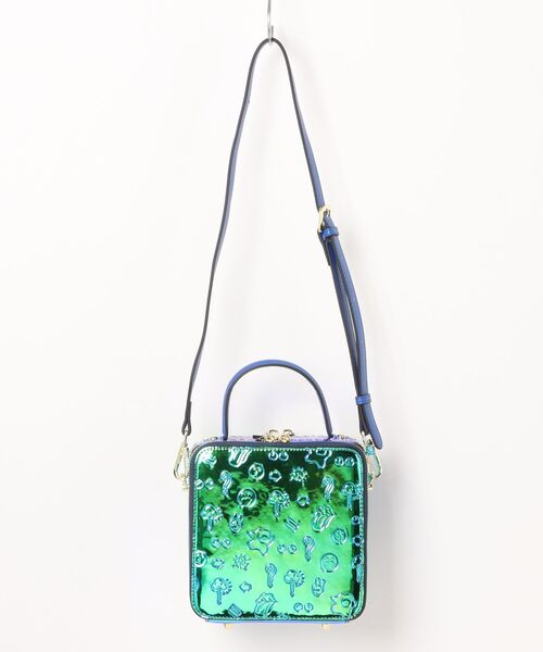 INGRESSO（イングレッソ）の「【 EYE theme / アイ テーマ 】 スクエア 2way ショルダーバッグ（ショルダーバッグ・レディース・ブルー系/ピンク系・FREE）」の3枚目の写真