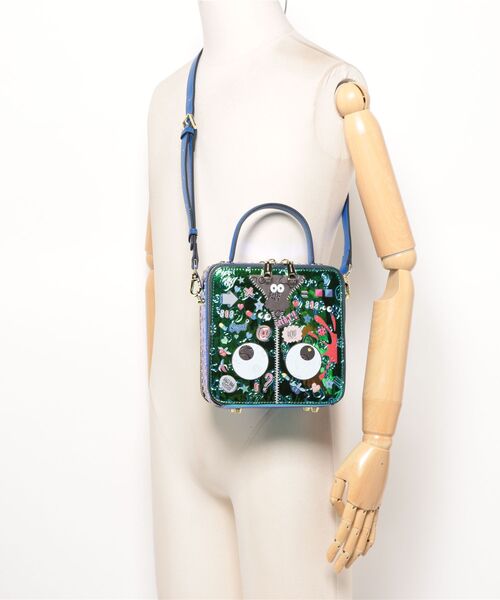 INGRESSO（イングレッソ）の「【 EYE theme / アイ テーマ 】 スクエア 2way ショルダーバッグ（ショルダーバッグ・レディース・ブルー系/ピンク系・FREE）」の7枚目の写真