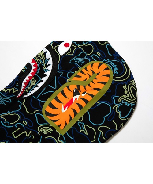 BAPE X 88RISING GLOW IN THE DARK CAMO SHARK FULL ZIP HOODIE  