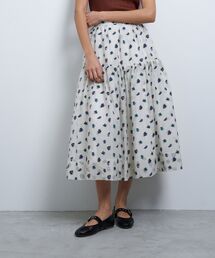 LANVIN en Bleu 白スカート LANVIN en Bleu スカート ツイストドレープスカート : ZOZOTOWN