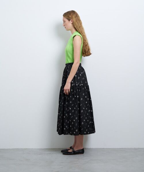 LANVIN en Bleu（ランバンオンブルー）の「ｆｌｅｕｒｅｔｔｅシャガードスカート（スカート・レディース・オフホワイト/ブラック・36/38/40）」の11枚目の写真