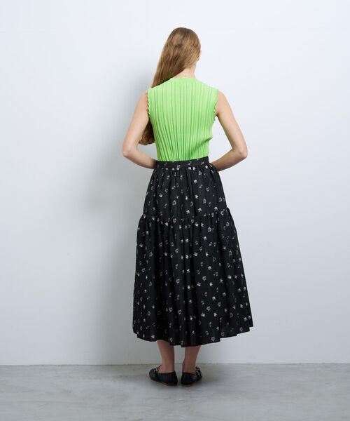 LANVIN en Bleu（ランバンオンブルー）の「ｆｌｅｕｒｅｔｔｅシャガードスカート（スカート・レディース・オフホワイト/ブラック・36/38/40）」の12枚目の写真