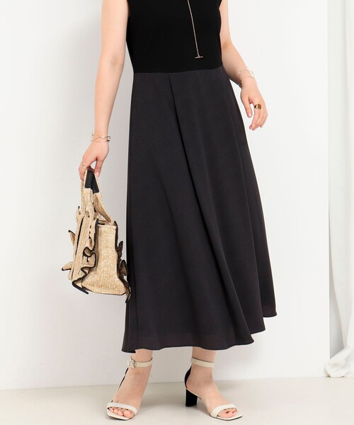 NOLLEY'S LIGHT（ノーリーズライト）の「ドッキングワンピース（ワンピース・レディース・ブラック系その他/ホワイト系その他・38）」の15枚目の写真