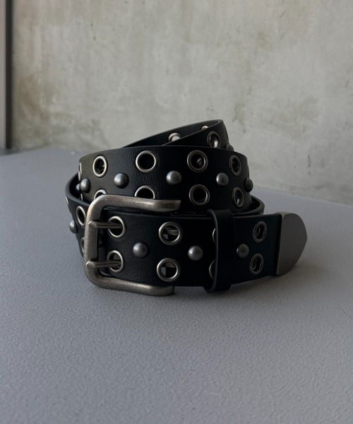 Eyelet & Studs Belt / アイレット＆スタッズベルト（ベルト）｜ANDER