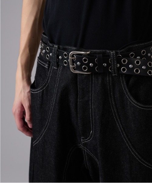 ANDER HUNK(アンダーハンク)の「Eyelet & Studs Belt / アイレット&スタッズベルト(ベルト・メンズ・その他・FREE)」の5枚目の写真