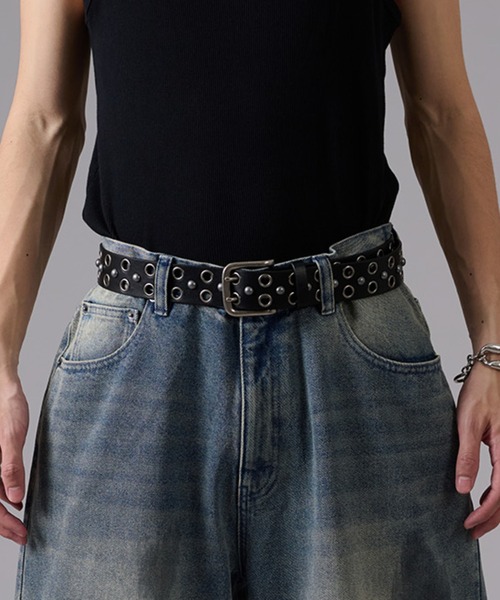 ANTIMID スタッズベルト STUDS BELT noremid Eyelet & Studs Belt