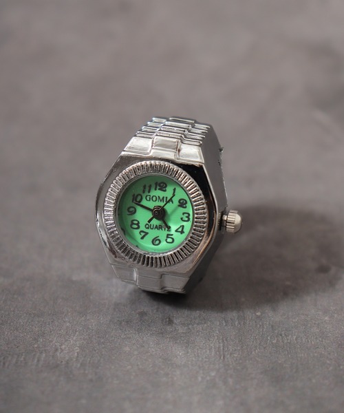 FUNALIVE（ファンアライブ）の「watch ring 時計型指輪　フリーサイズ仕様 oku-ring-g4（リング・メンズ・ピンク/パープル系その他3/ゴールド系3/イエロー系その他/ゴールド系/シルバー系6/ピンク系その他/ブラック系その他2/ブルー系その他2/ブルー系その他3/イエロー系その他3/グリーン/ゴールド系2/ゴールド系4/ゴールド系9/ゴールド系その他6/シルバー系3/シルバー系5/パープル系その他/パープル系その他2/ピンク系7/ホワイト/ホワイト系その他/ホワイト系その他3/レッド系その他/レッド系その他3/B/ゴールド系1/シルバー/シルバー系2/シルバー系4/ピンク系6/ピンク系その他6/ブラック系その他/ブラック系その他3/ホワイト系その他2/ホワイト系その他4/レッド系その他2/イエロー/グリーン系その他/ゴールド系5/ゴールド系6/ゴールド系7/ゴールド系8/シルバー系1/その他1/ピンク系その他2/ピンク系その他4/ブルー系その他・FREE）」の10枚目の写真