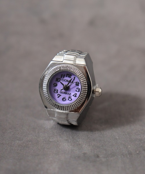 FUNALIVE（ファンアライブ）の「watch ring 時計型指輪　フリーサイズ仕様 oku-ring-g4（リング・メンズ・ピンク/パープル系その他3/ゴールド系3/イエロー系その他/ゴールド系/シルバー系6/ピンク系その他/ブラック系その他2/ブルー系その他2/ブルー系その他3/イエロー系その他3/グリーン/ゴールド系2/ゴールド系4/ゴールド系9/ゴールド系その他6/シルバー系3/シルバー系5/パープル系その他/パープル系その他2/ピンク系7/ホワイト/ホワイト系その他/ホワイト系その他3/レッド系その他/レッド系その他3/B/ゴールド系1/シルバー/シルバー系2/シルバー系4/ピンク系6/ピンク系その他6/ブラック系その他/ブラック系その他3/ホワイト系その他2/ホワイト系その他4/レッド系その他2/イエロー/グリーン系その他/ゴールド系5/ゴールド系6/ゴールド系7/ゴールド系8/シルバー系1/その他1/ピンク系その他2/ピンク系その他4/ブルー系その他・FREE）」の14枚目の写真