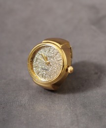 watch ring 時計型指輪 フリーサイズ仕様 oku-ring-g4