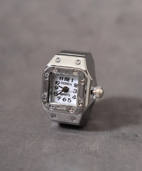 FUNALIVE（ファンアライブ）の「watch ring 時計型指輪　フリーサイズ仕様 oku-ring-g4（リング・メンズ・ピンク/パープル系その他3/ゴールド系3/イエロー系その他/ゴールド系/シルバー系6/ピンク系その他/ブラック系その他2/ブルー系その他2/ブルー系その他3/イエロー系その他3/グリーン/ゴールド系2/ゴールド系4/ゴールド系9/ゴールド系その他6/シルバー系3/シルバー系5/パープル系その他/パープル系その他2/ピンク系7/ホワイト/ホワイト系その他/ホワイト系その他3/レッド系その他/レッド系その他3/B/ゴールド系1/シルバー/シルバー系2/シルバー系4/ピンク系6/ピンク系その他6/ブラック系その他/ブラック系その他3/ホワイト系その他2/ホワイト系その他4/レッド系その他2/イエロー/グリーン系その他/ゴールド系5/ゴールド系6/ゴールド系7/ゴールド系8/シルバー系1/その他1/ピンク系その他2/ピンク系その他4/ブルー系その他・FREE）」の4枚目の写真