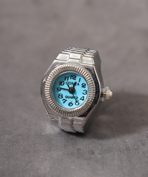 FUNALIVE（ファンアライブ）の「watch ring 時計型指輪　フリーサイズ仕様 oku-ring-g4（リング・メンズ・ピンク/パープル系その他3/ゴールド系3/イエロー系その他/ゴールド系/シルバー系6/ピンク系その他/ブラック系その他2/ブルー系その他2/ブルー系その他3/イエロー系その他3/グリーン/ゴールド系2/ゴールド系4/ゴールド系9/ゴールド系その他6/シルバー系3/シルバー系5/パープル系その他/パープル系その他2/ピンク系7/ホワイト/ホワイト系その他/ホワイト系その他3/レッド系その他/レッド系その他3/B/ゴールド系1/シルバー/シルバー系2/シルバー系4/ピンク系6/ピンク系その他6/ブラック系その他/ブラック系その他3/ホワイト系その他2/ホワイト系その他4/レッド系その他2/イエロー/グリーン系その他/ゴールド系5/ゴールド系6/ゴールド系7/ゴールド系8/シルバー系1/その他1/ピンク系その他2/ピンク系その他4/ブルー系その他・FREE）」の12枚目の写真
