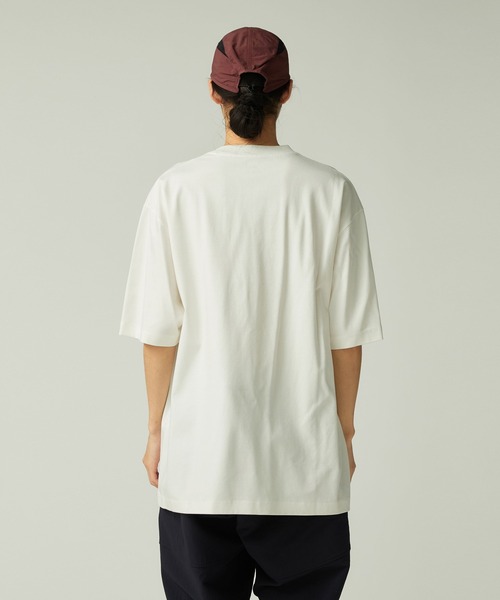 Snow Peak(スノーピーク)の「Snow Peak / OG Cotton Mercerized T-Shirt オーガニックコットンシルケット Tシャツ(Tシャツ/カットソー・メンズ・ホワイト/ブラック・S/M/L/XL)」の6枚目の写真