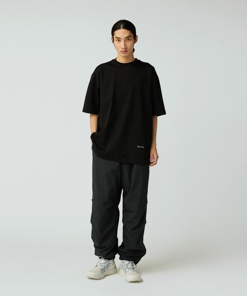 Snow Peak(スノーピーク)の「Snow Peak / OG Cotton Mercerized T-Shirt オーガニックコットンシルケット Tシャツ(Tシャツ/カットソー・メンズ・ホワイト/ブラック・S/M/L/XL)」の3枚目の写真