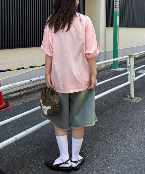 CIAOPANIC(チャオパニック)の「【BIRDMANIA/バードマニア】野鳥コレクションTシャツ(Tシャツ/カットソー・レディース・ホワイト/ネイビー/ピンク/ホワイト系その他/ダークブルー/ピンク系その他/ホワイト系その他2/ホワイト系その他3/ピンク系その他2/ピンク系その他3・FREE)」の11枚目の写真