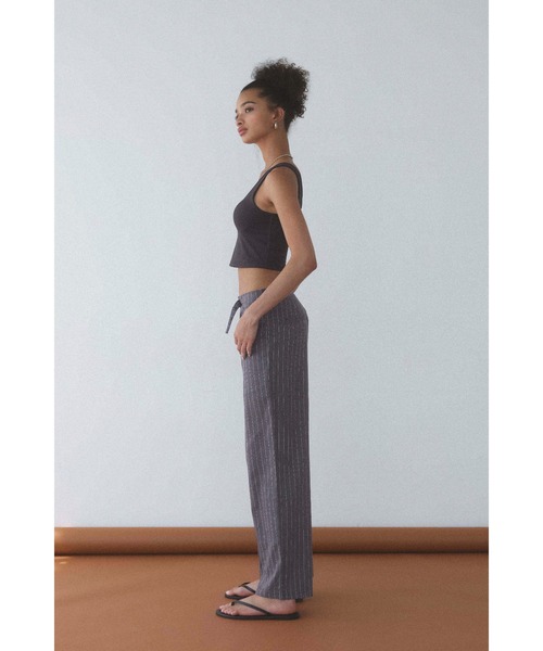 セール】Stripe Belted Pants /ストライプパンツ（その他パンツ