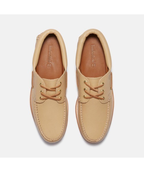 オーセンティック スリーアイ(3eye) ラグ ハンドソーン ボートシューズ