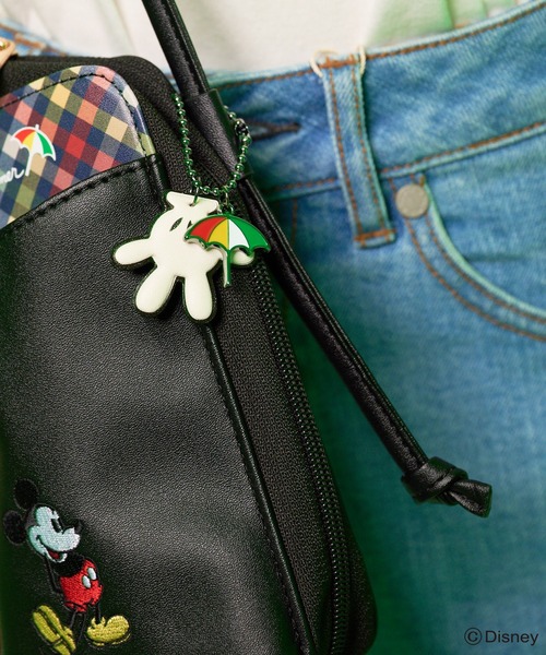 Disney(ディズニー)の「Mickey/Arnold Palmer/シェアキーホルダー(キーホルダー・レディース・ブラック/ホワイト・F)」の1枚目の写真