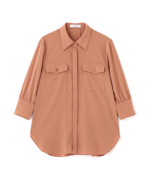 ADORE（アドーア）の「ストレッチデシンブラウス（シャツ/ブラウス・レディース・ネイビー/ピンク/ホワイト・38）」の14枚目の写真