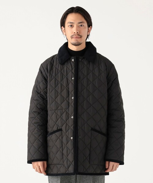 B:MING by BEAMS(ビーミングバイビームス)の「THERMOLITE(R) キルティング ブルゾン(ブルゾン・メンズ・ブラック/ネイビー・S/M/L/XL)」の1枚目の写真